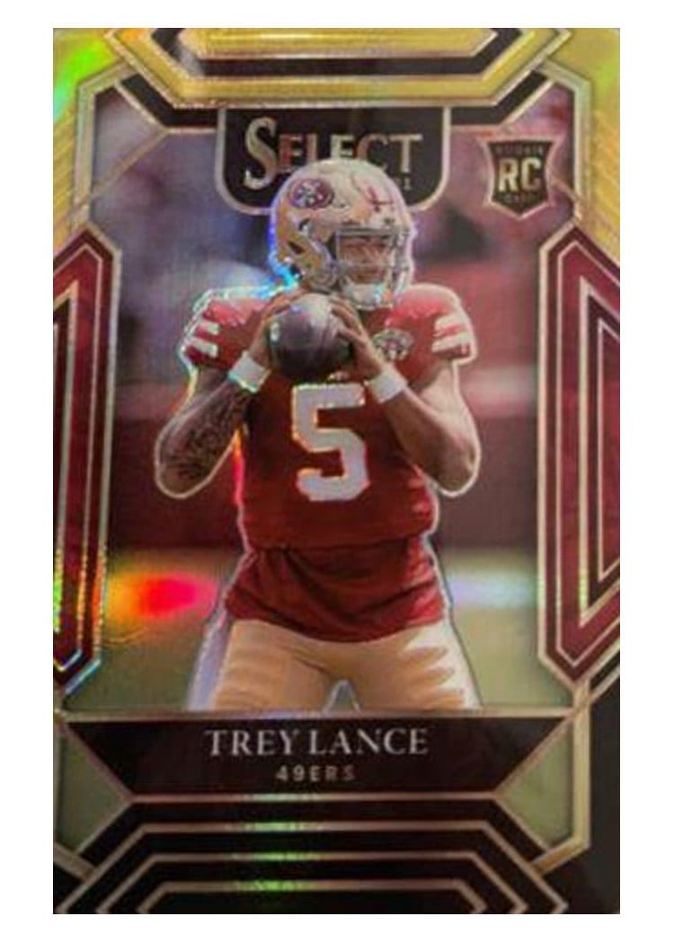 2021 Panini Select Base Set Trey Lance #245 card