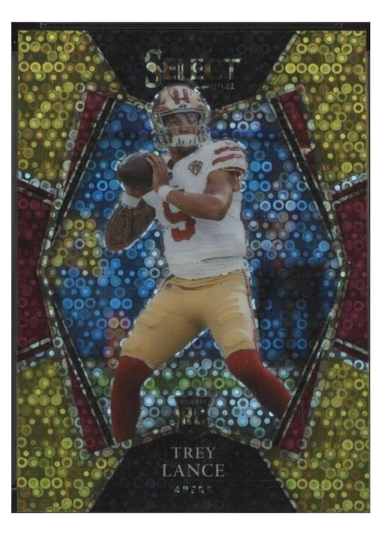 2021 Panini Select Base Set Trey Lance #245 card