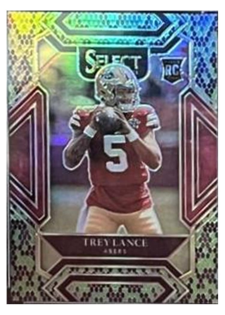 2021 Panini Select Base Set Trey Lance #245 card