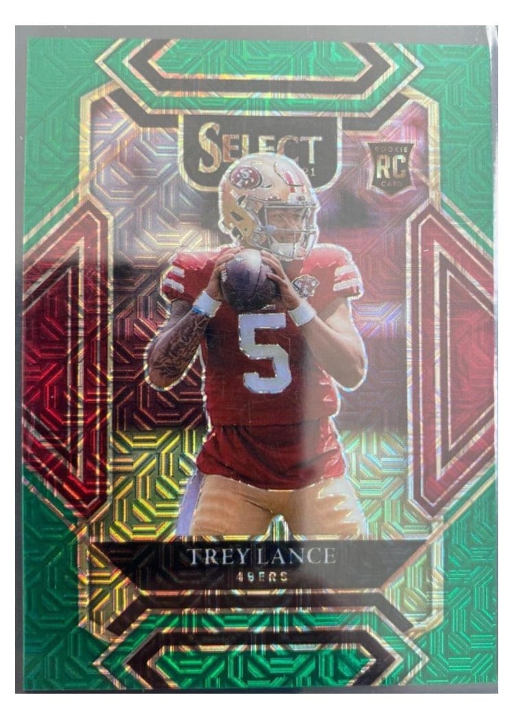 2021 Panini Select Base Set Trey Lance #245 card
