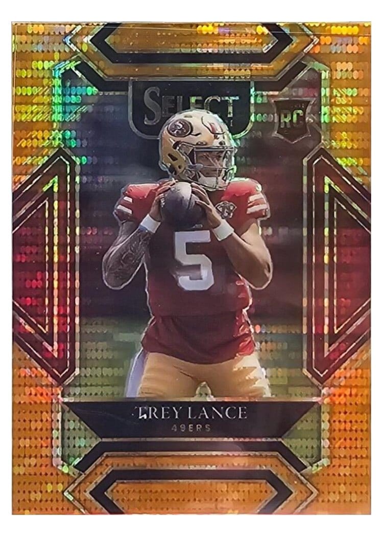 2021 Panini Select Base Set Trey Lance #245 card
