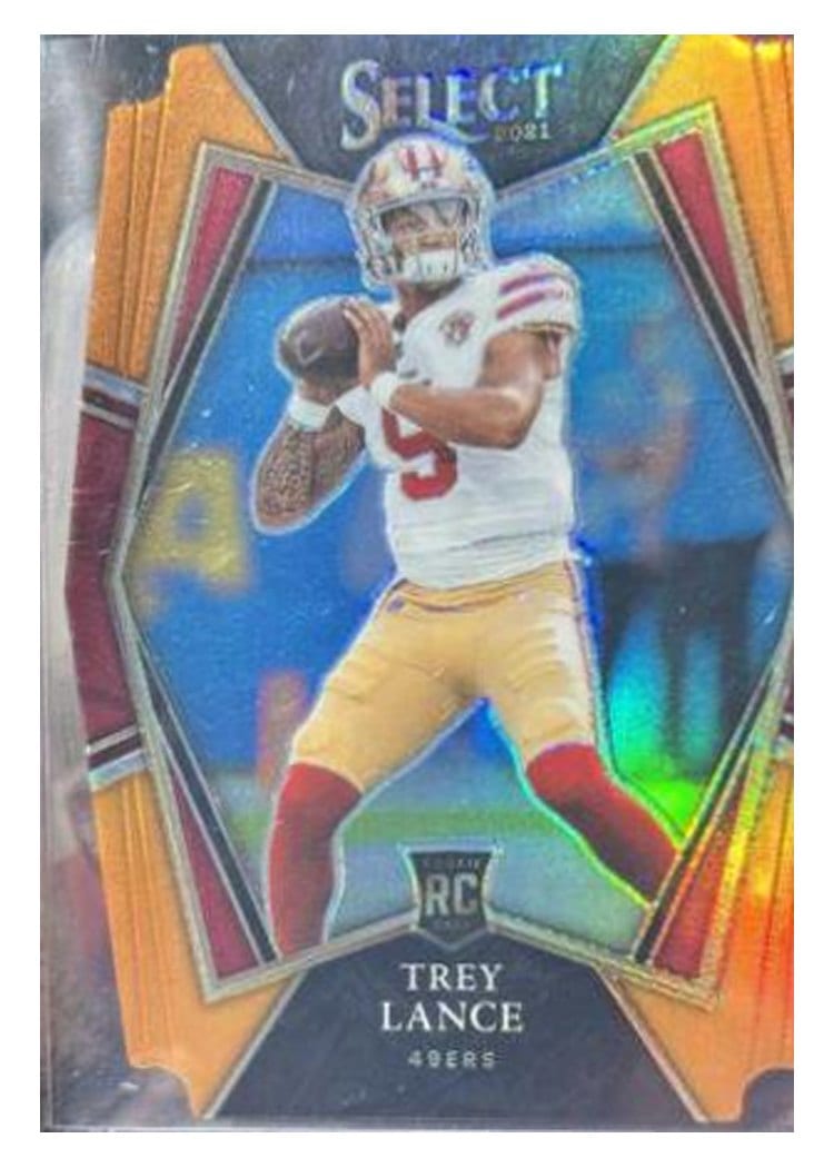 2021 Panini Select Base Set Trey Lance #245 card