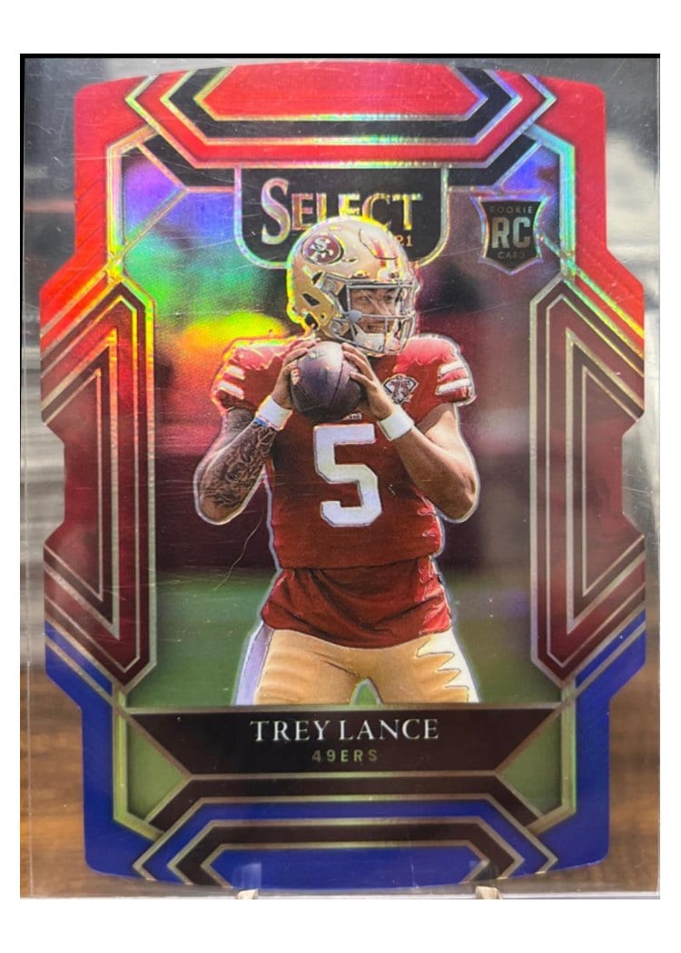 2021 Panini Select Base Set Trey Lance #245 card