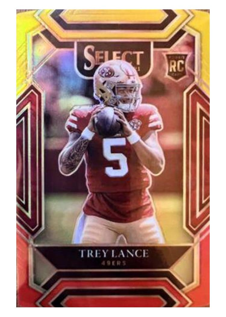 2021 Panini Select Base Set Trey Lance #245 card