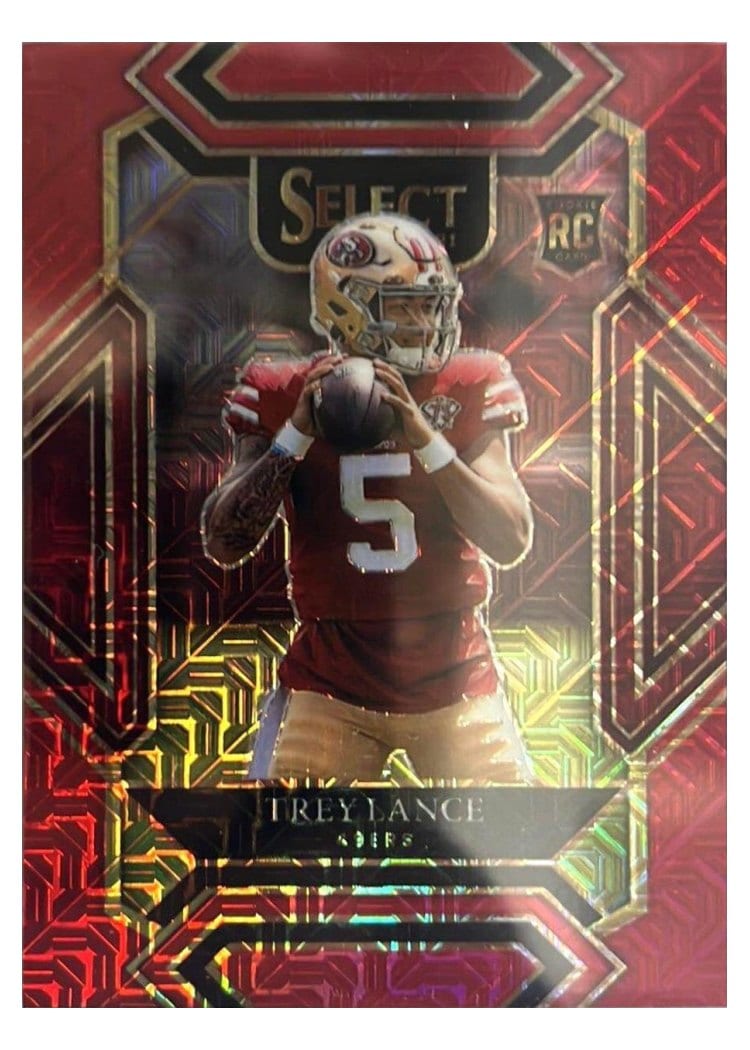2021 Panini Select Base Set Trey Lance #245 card