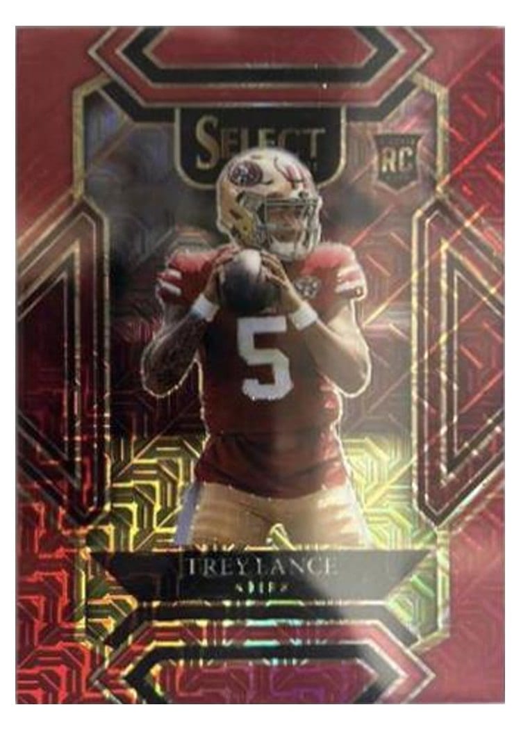 2021 Panini Select Base Set Trey Lance #245 card