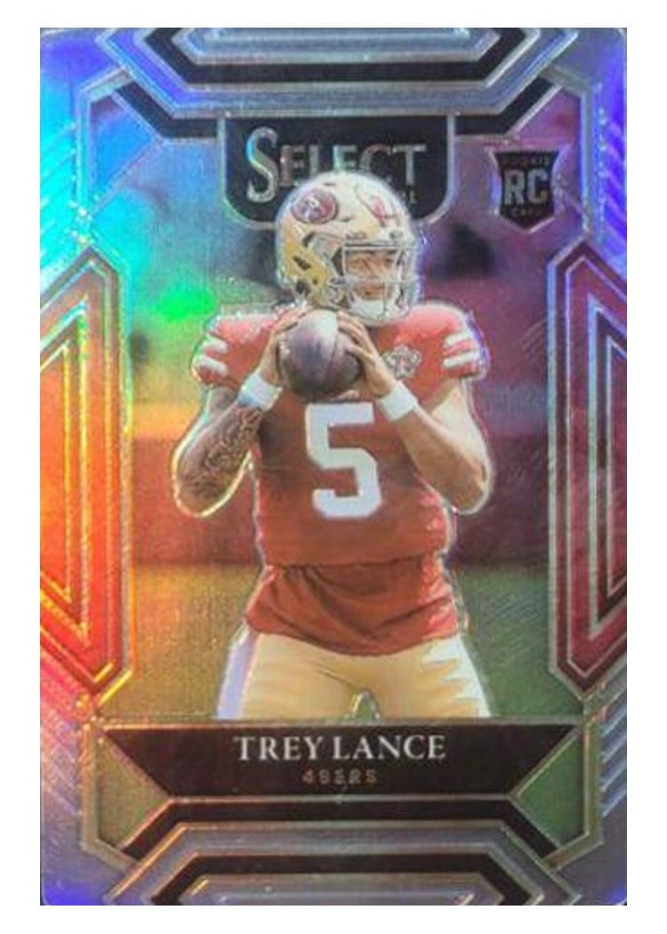 2021 Panini Select Base Set Trey Lance #245 card