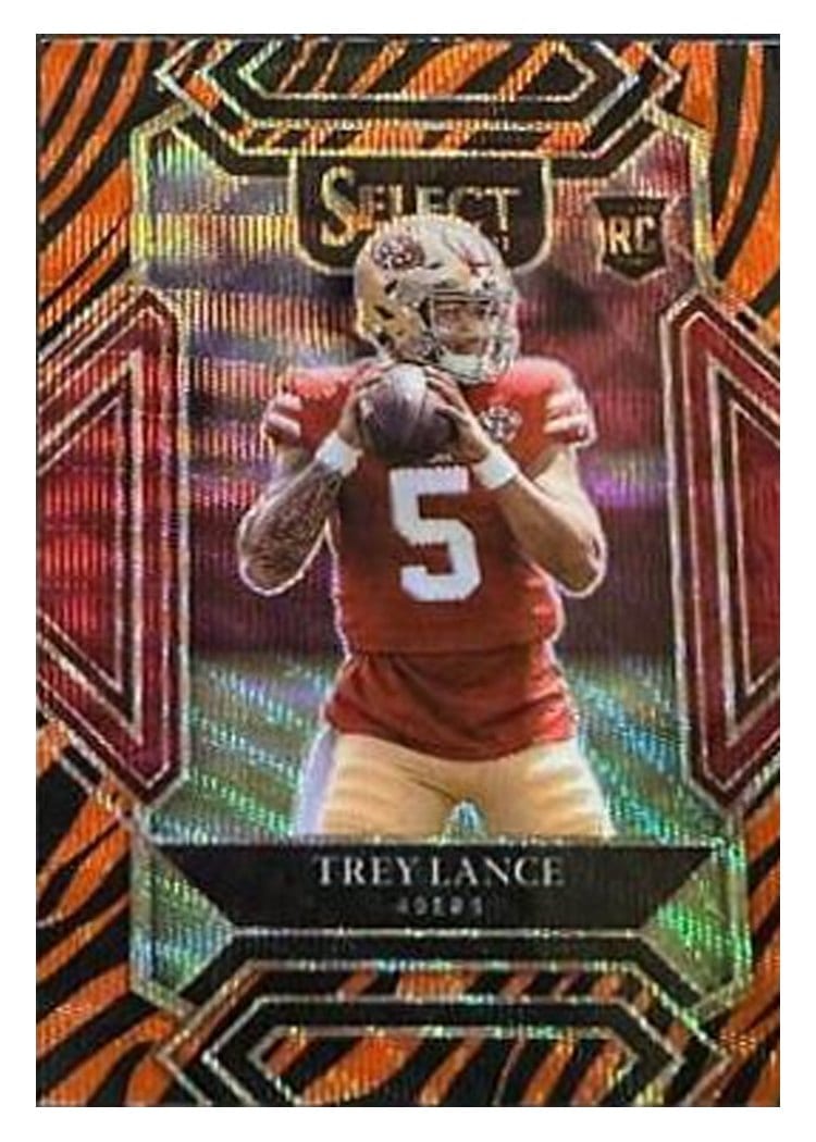2021 Panini Select Base Set Trey Lance #245 card