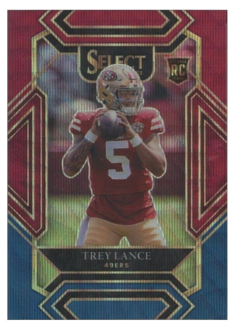 2021 Panini Select Base Set Trey Lance #245 card
