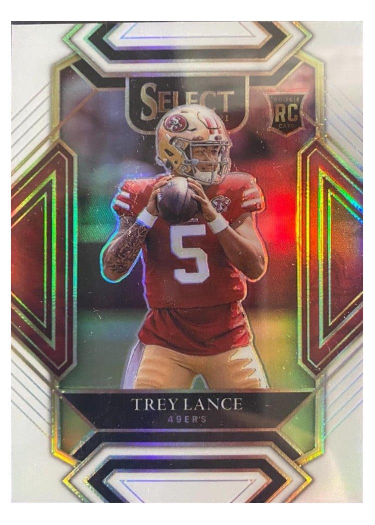 2021 Panini Select Base Set Trey Lance #245 card
