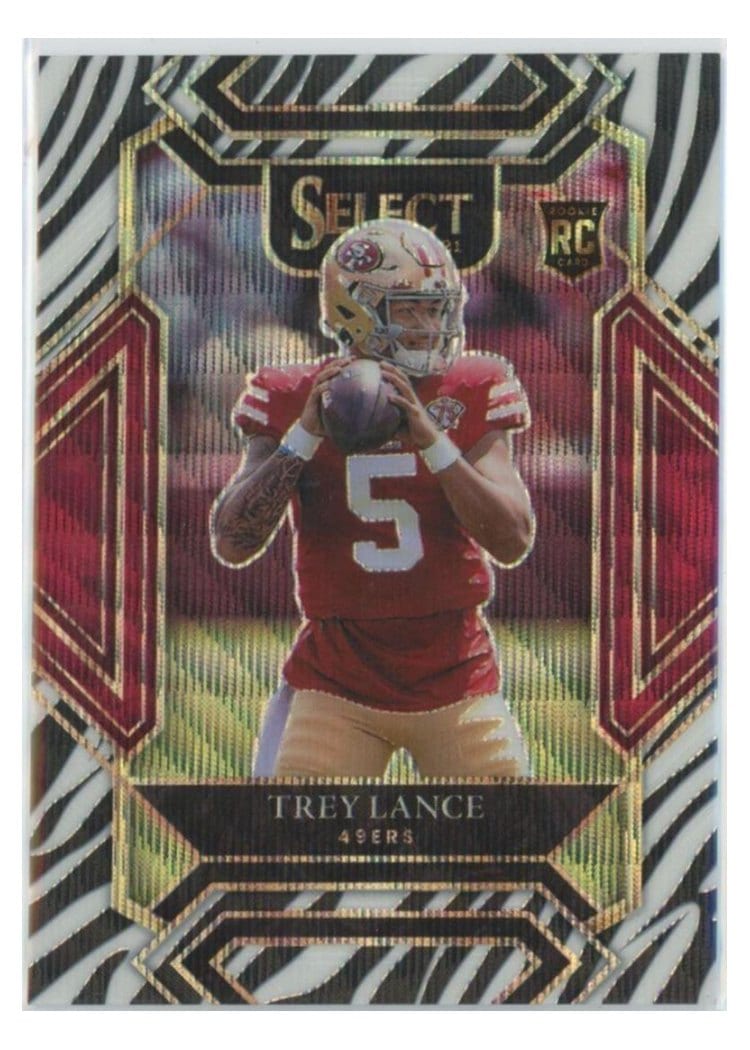 2021 Panini Select Base Set Trey Lance #245 card