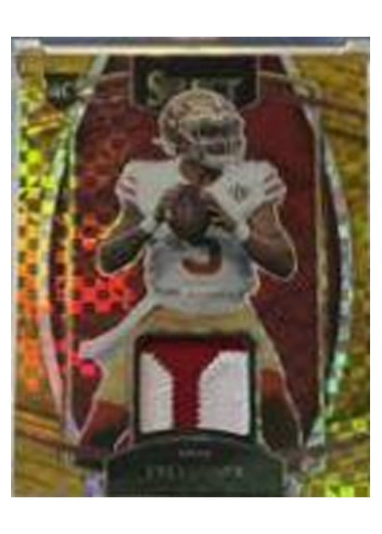 2021 Panini Select Base Set Trey Lance #345 card