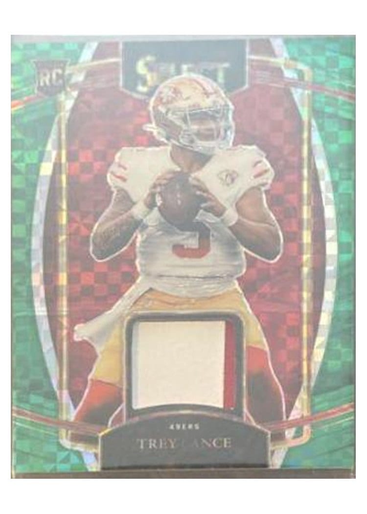 2021 Panini Select Base Set Trey Lance #345 card