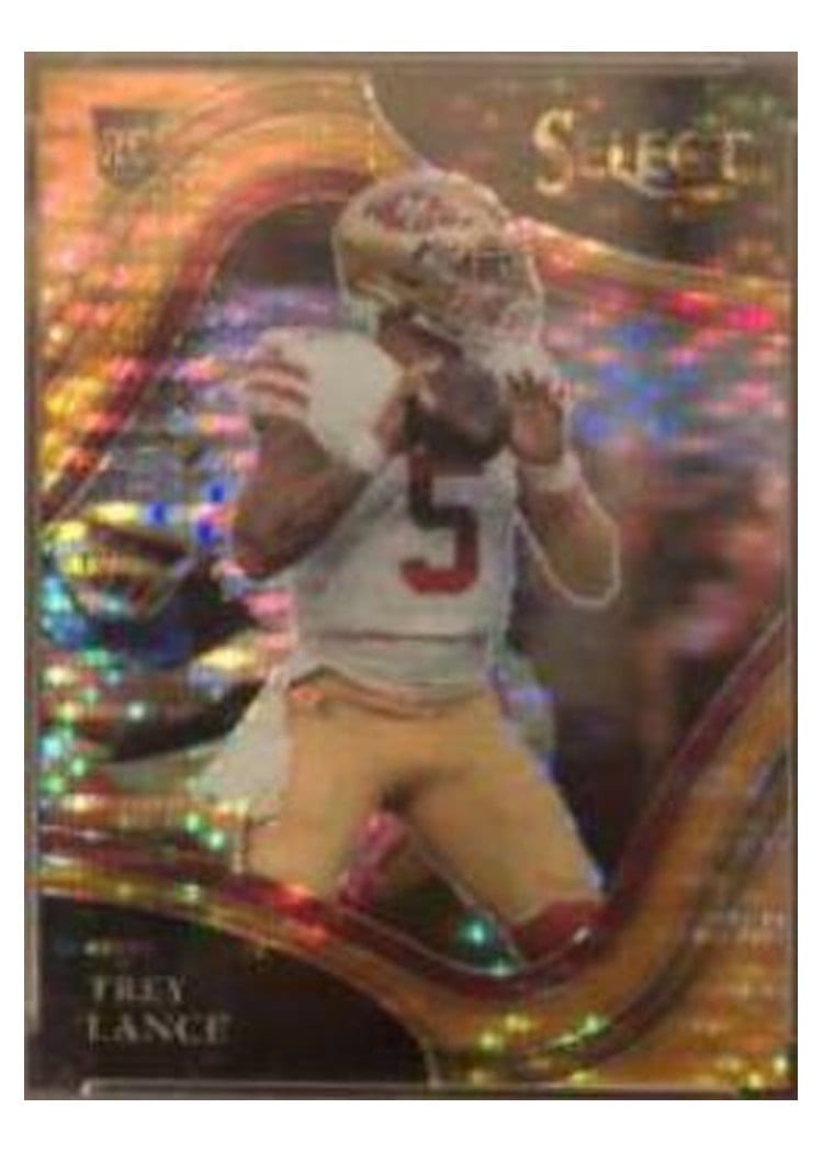 2021 Panini Select Base Set Trey Lance #345 card