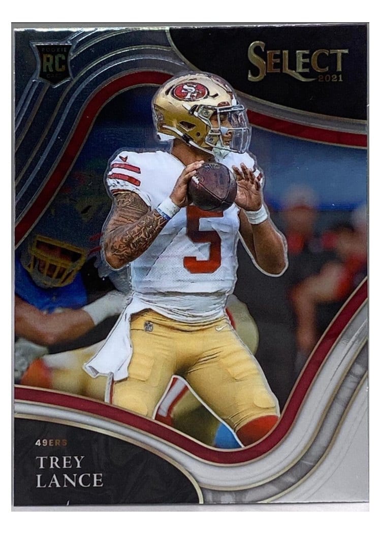 2021 Panini Select Base Set Trey Lance #345 card