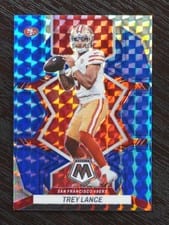 2022 Panini Mosaic Trey Lance #175 card