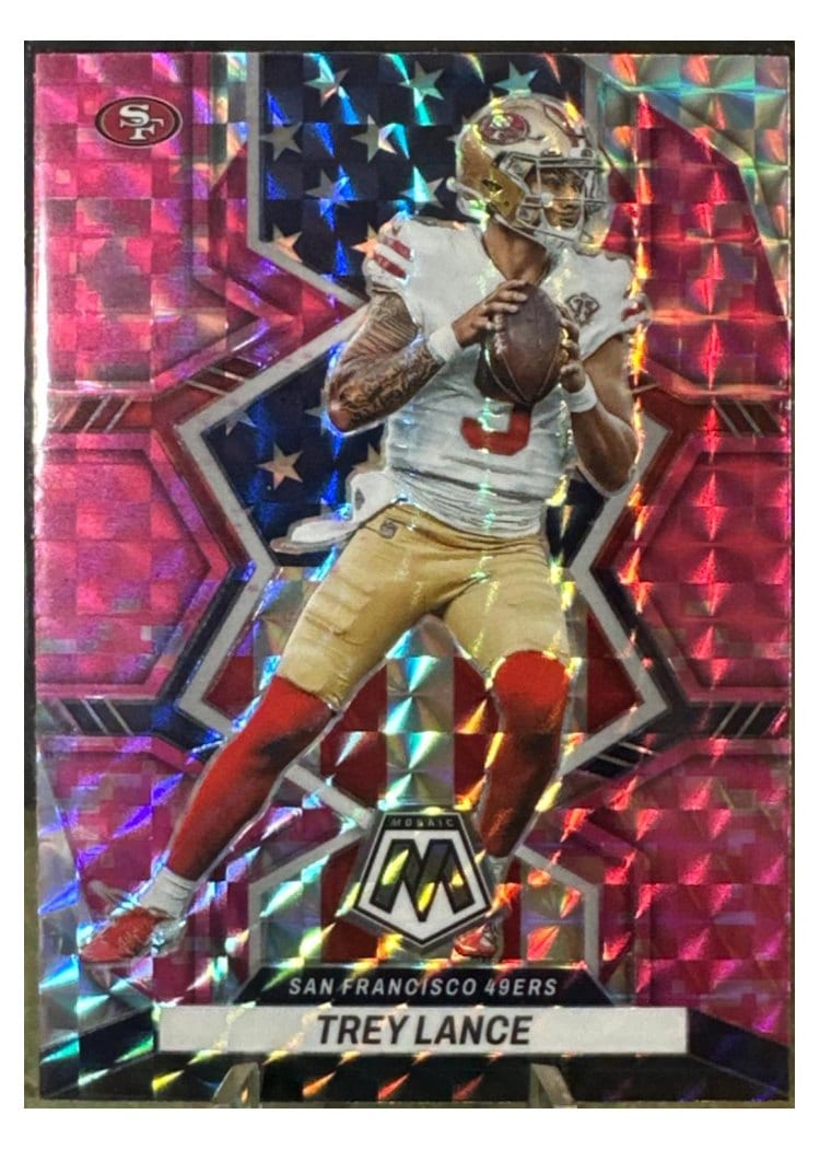 2022 Panini Mosaic Trey Lance #269 card