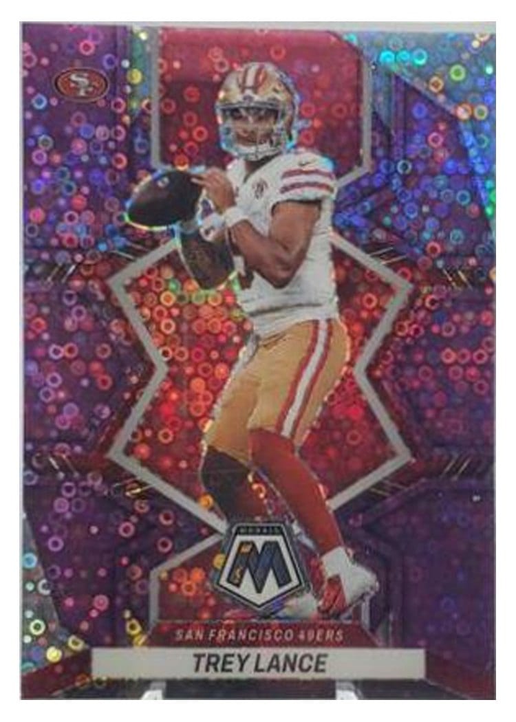 2022 Panini Mosaic Trey Lance No Huddle Pink #269 card