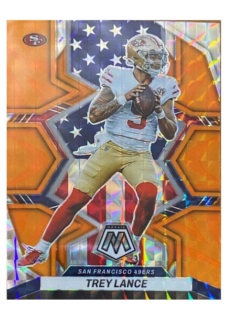 2022 Panini Mosaic Trey Lance #269 card