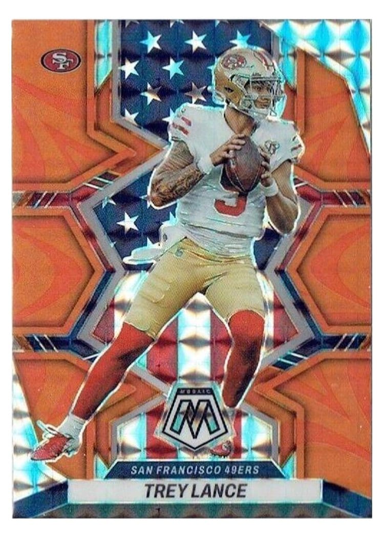 2022 Panini Mosaic Trey Lance #269 card