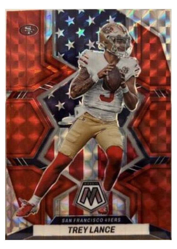 2022 Panini Mosaic Trey Lance #269 card
