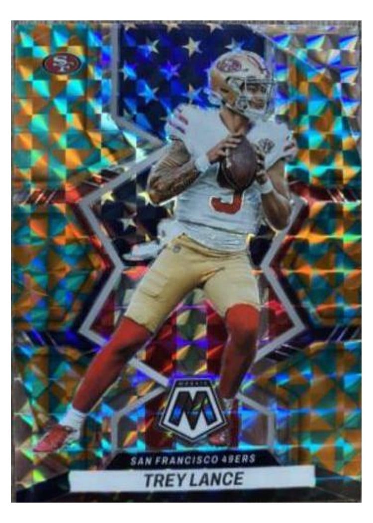 2022 Panini Mosaic Trey Lance Tessellation #269 card