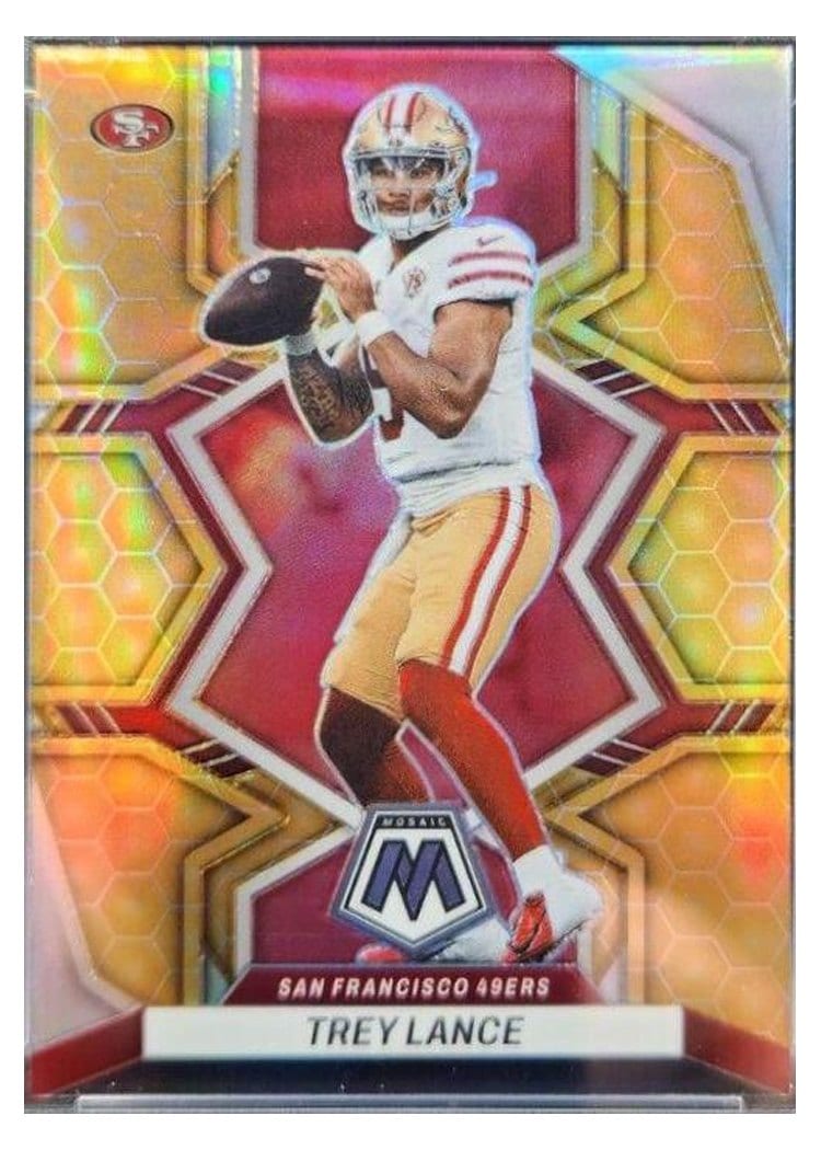 2022 Panini Mosaic Base Set Trey Lance #175 card