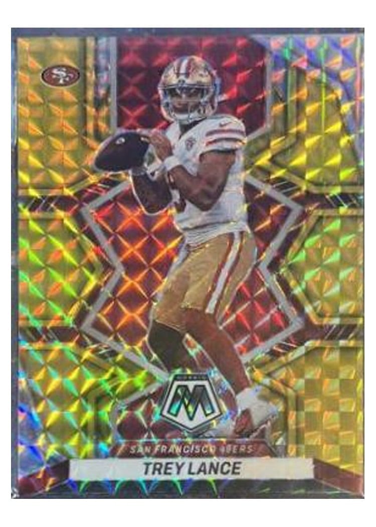 2022 Panini Mosaic Base Set Trey Lance #175 card