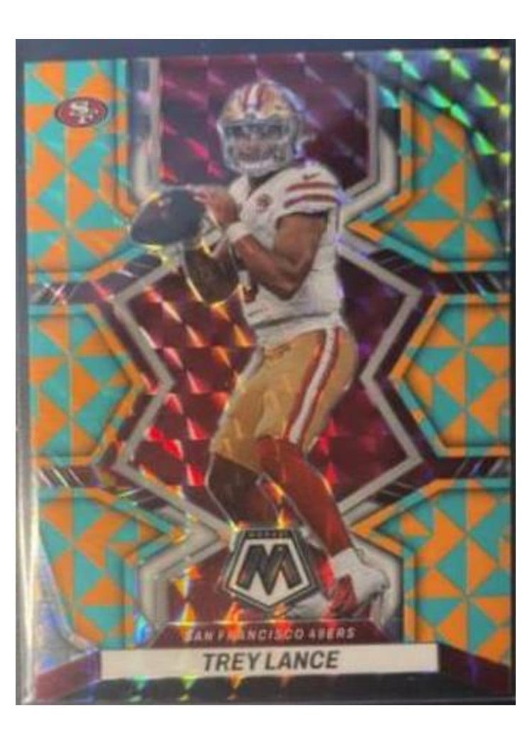 2022 Panini Mosaic Base Set Trey Lance #175 card