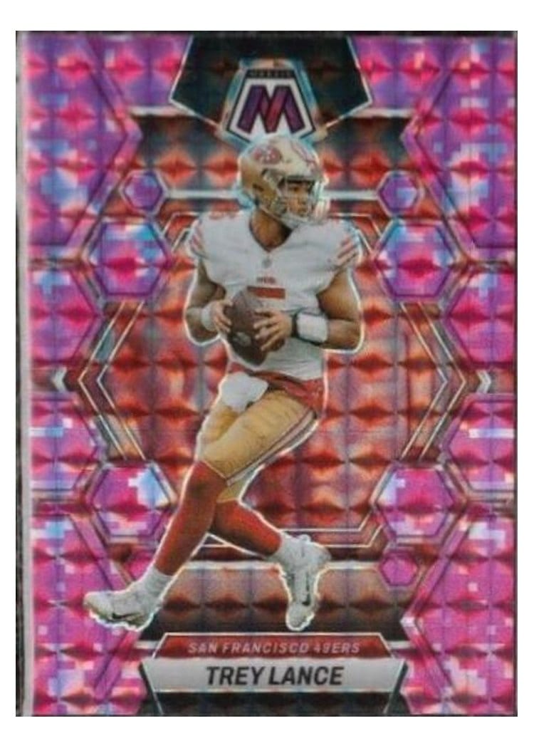 2023 Panini Mosaic Base Set Trey Lance #212 card