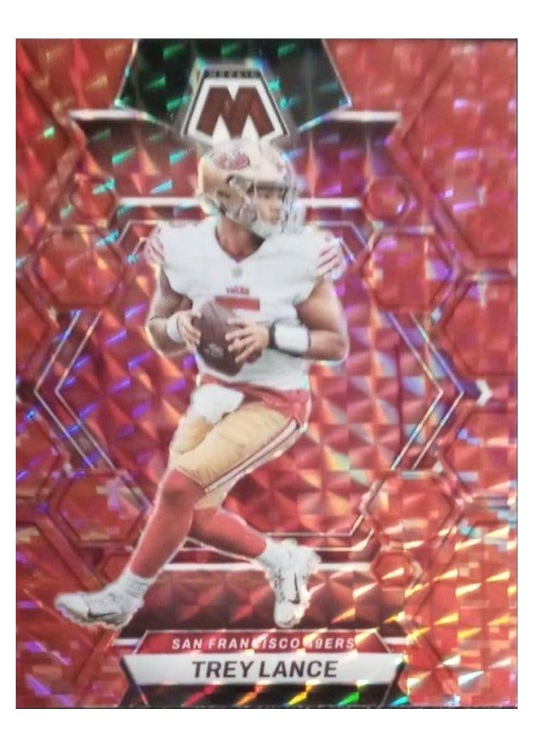 2023 Panini Mosaic Base Set Trey Lance #212 card