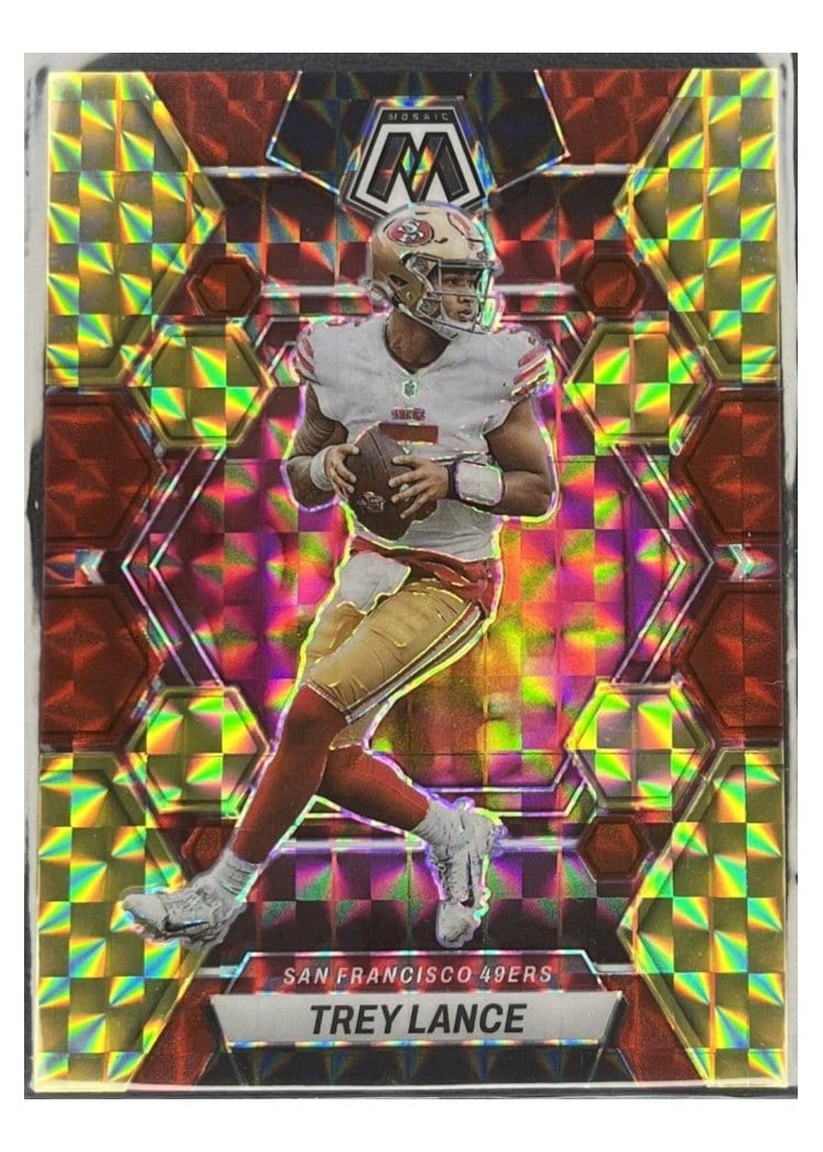 2023 Panini Mosaic Base Set Trey Lance #212 card