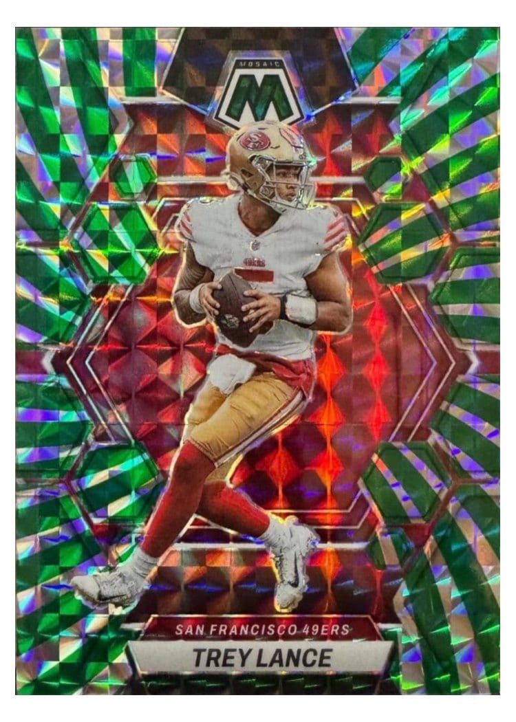 2023 Panini Mosaic Base Set Trey Lance #212 card