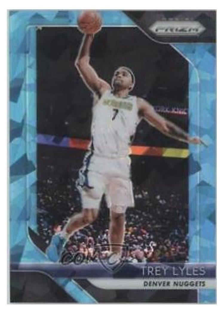 2018-19 Panini Prizm Base Set Trey Lyles Blue Ice Prizm #112
