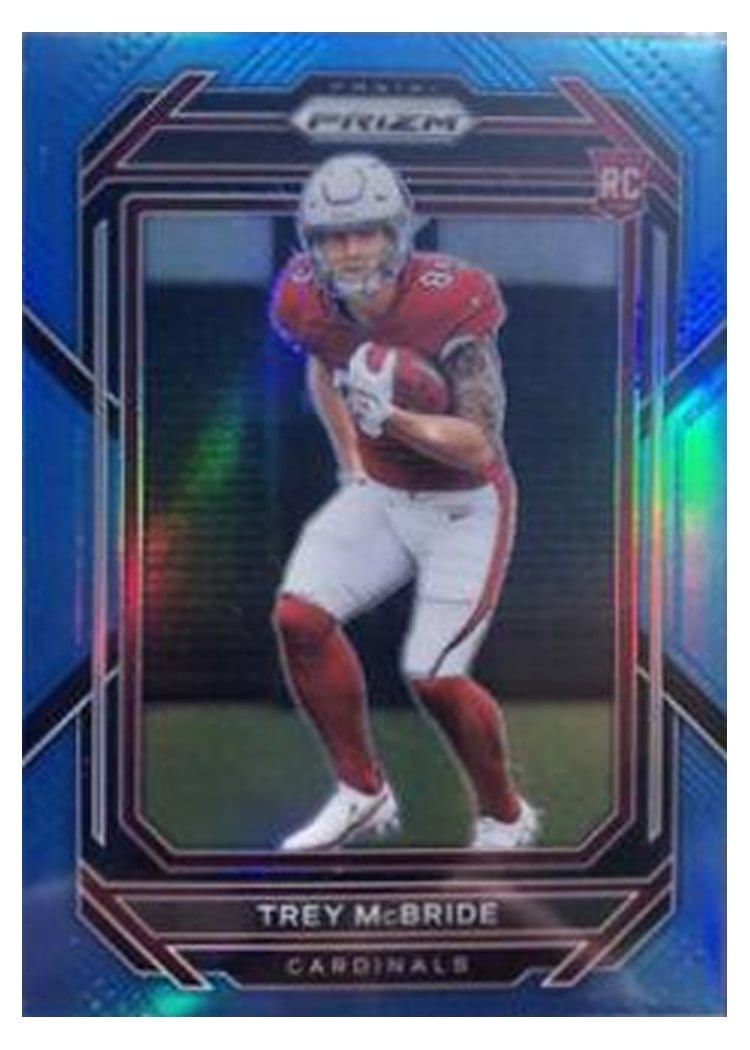 2022 Panini Prizm Base Set Trey McBride Blue #327 card