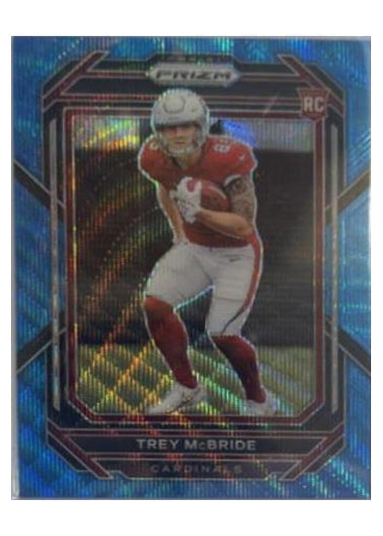 2022 Panini Prizm Base Set Trey McBride #327 card