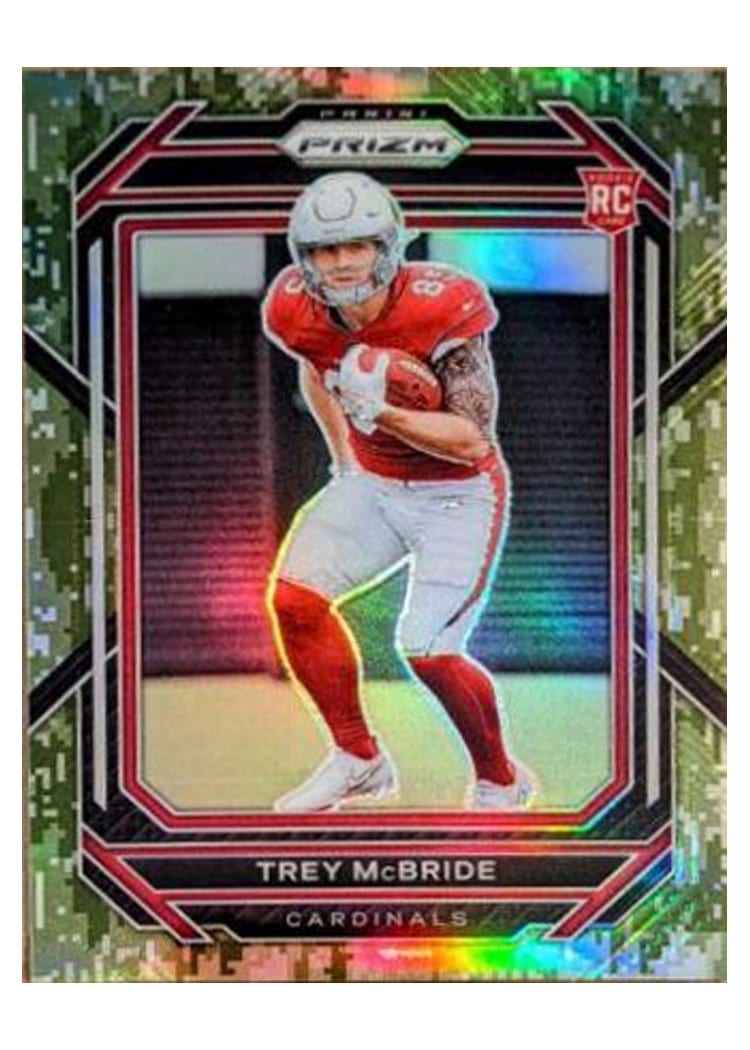 2022 Panini Prizm Base Set Trey McBride #327 card