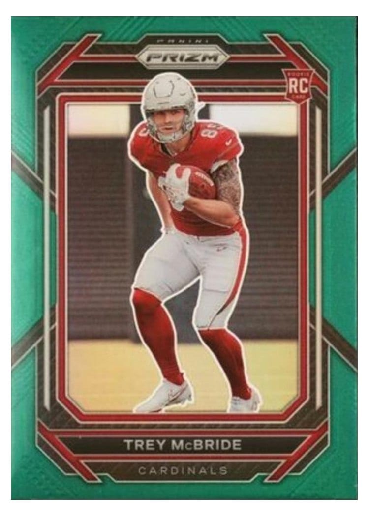 2022 Panini Prizm Base Set Trey McBride #327 card