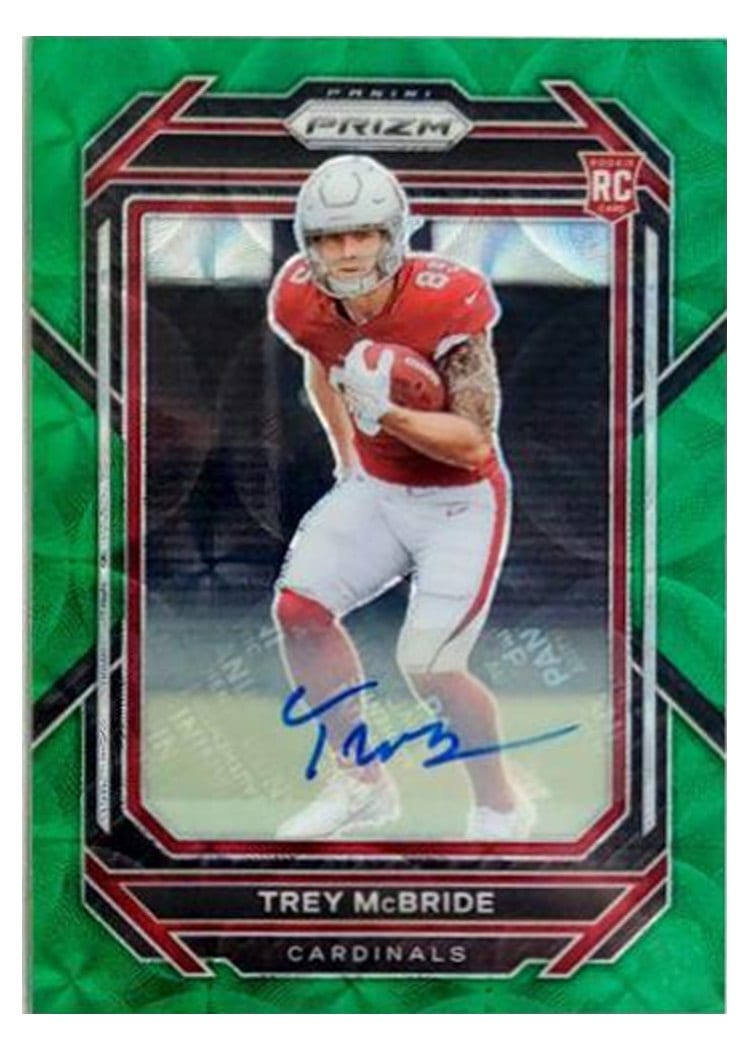 2022 Panini Prizm Base Set Trey McBride #327 card