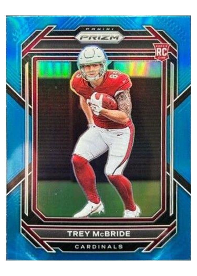 2022 Panini Prizm Base Set Trey McBride #327 card