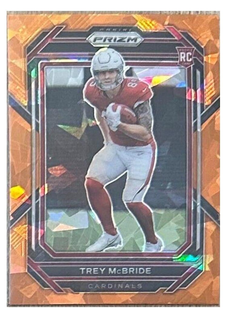 2022 Panini Prizm Base Set Trey McBride #327 card