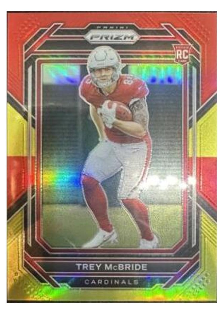 2022 Panini Prizm Base Set Trey McBride #327 card