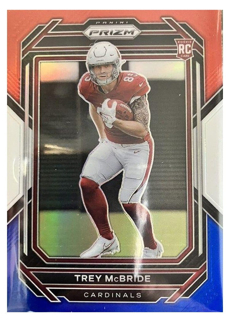 2022 Panini Prizm Base Set Trey McBride #327 card