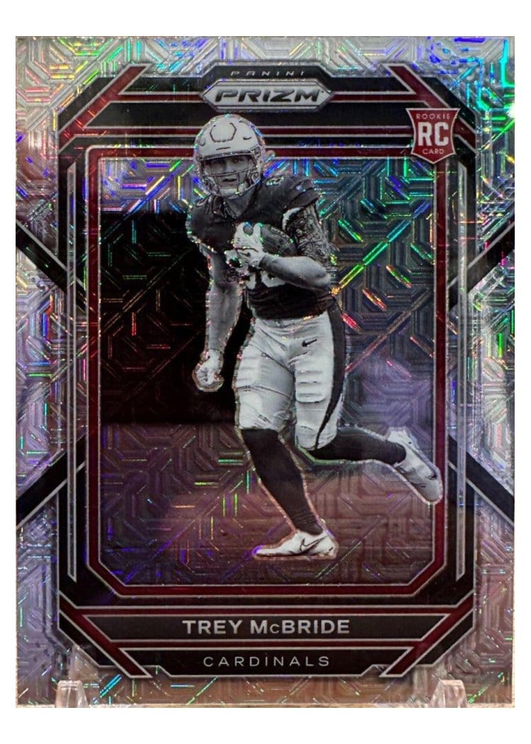 2022 Panini Prizm Base Set Trey McBride SP Variation Mojo #327 card
