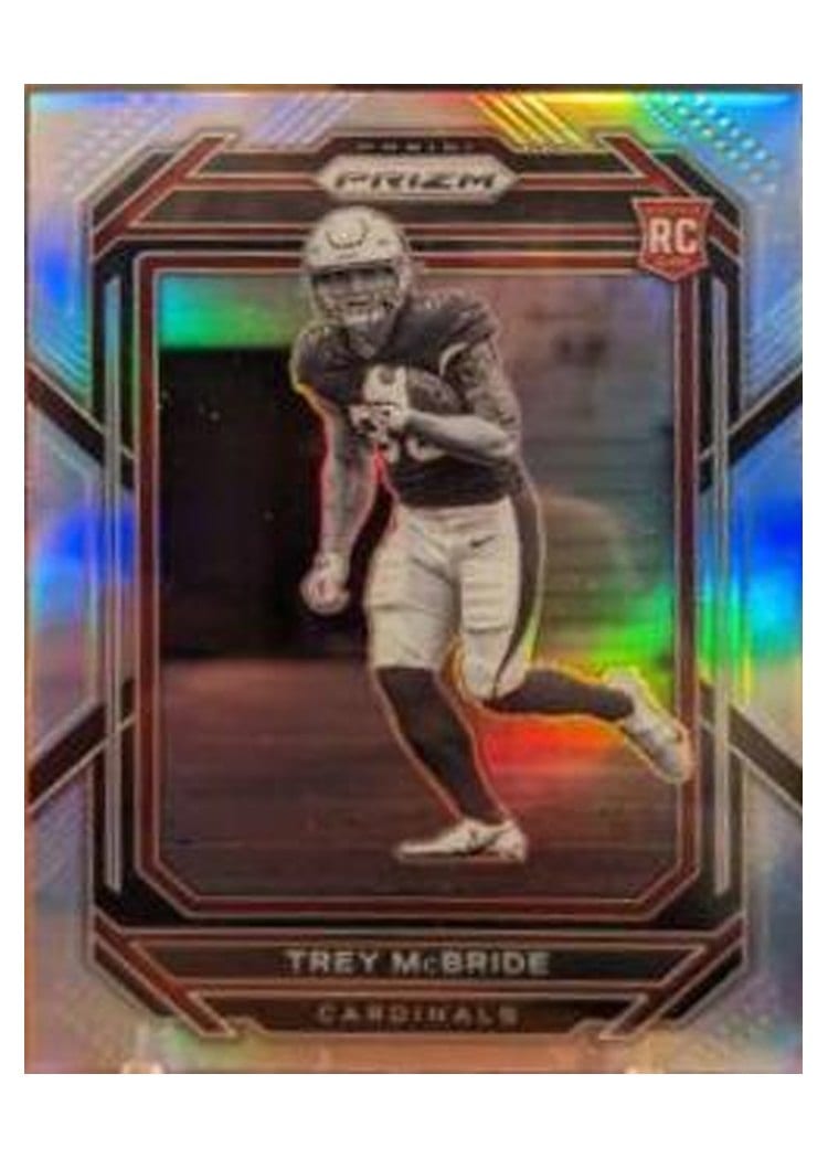 2022 Panini Prizm Base Set Trey McBride SP Variation Silver #327 card