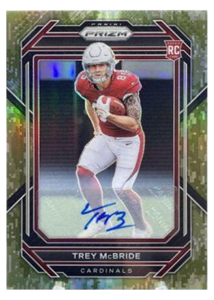 2022 Panini Prizm Base Set Trey McBride #327 card