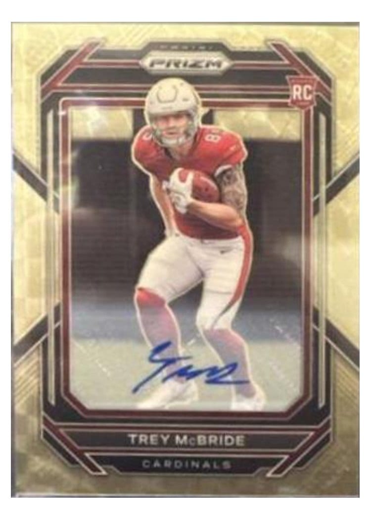 2022 Panini Prizm Base Set Trey McBride #327 card