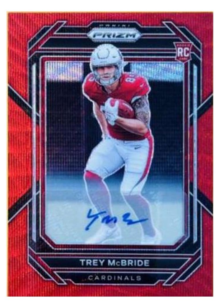 2022 Panini Prizm Base Set Trey McBride #327 card