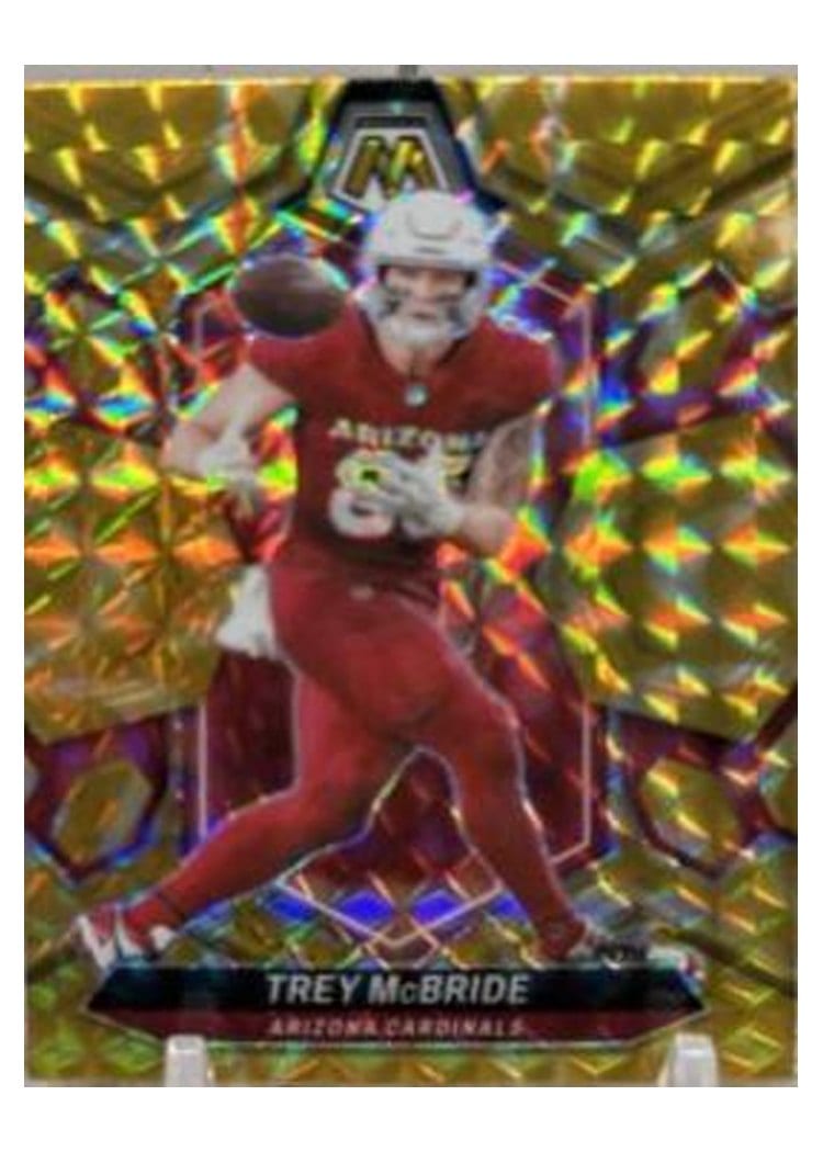 2024 Panini Mosaic Base Set Trey McBride Yellow Reactive #5 card