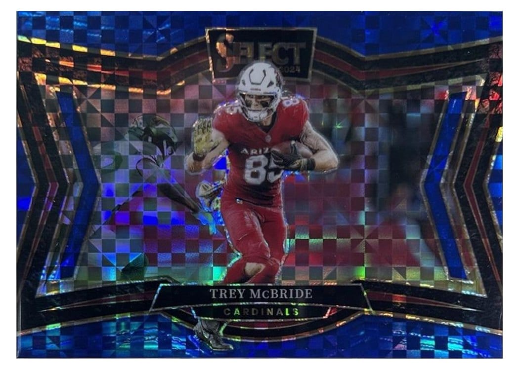 2024 Panini Select Base Set Trey McBride Blue Prizm #457 card